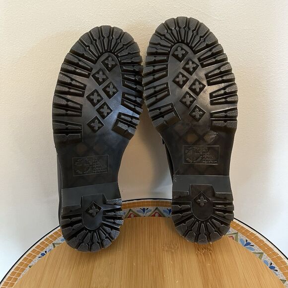 Dr. Doc Martens Adrian Quad Women’s 6 Black Leather Platform Tassel Loafers NEW - Picture 6 of 9